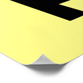 バスドおもしろいライバーワードアートポスター ポスター (角)