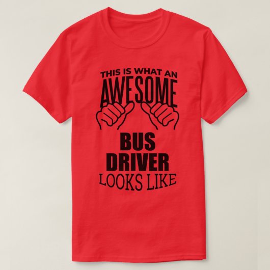 バスドライバおもしろいことわざ1 Tシャツ (デザイン正面)