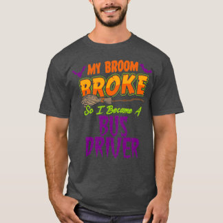バスドライバのハロウィンおもしろい Tシャツ