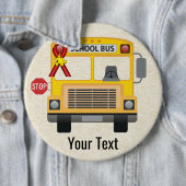 バスドライバの丸いボタン 缶バッジ (インサイチュ)