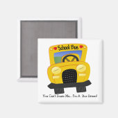 バスドライバの怖さ（カスタマイズ可能） マグネット (正面/裏面)