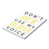 バスドライバのVoice Blを使用しない ノートパッド (回転)