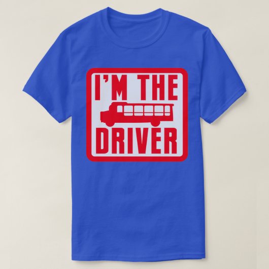 バスドライバを起動する Tシャツ (デザイン正面)