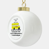 バスドライバギフト、スノーフレークオーナメント セラミックボールオーナメント (右)