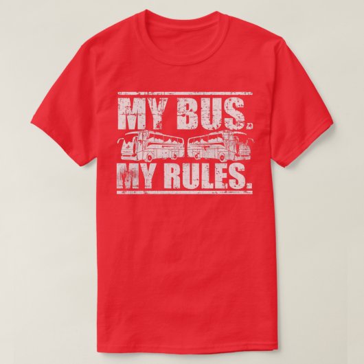 バスドライババス4 Tシャツ (デザイン正面)