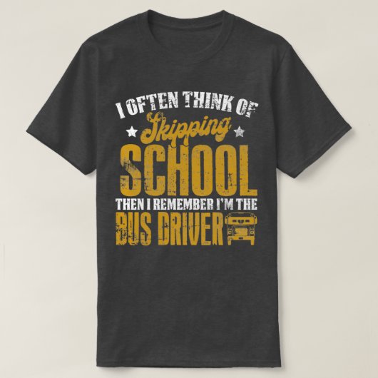 バスドライババス6 Tシャツ (デザイン正面)