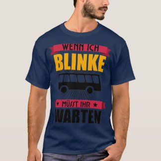 バスドライバヴィンテージレトロバスことわざ2 Tシャツ