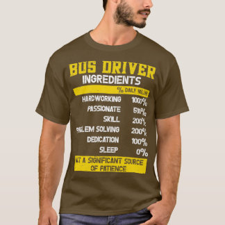 バスドライバーの成分 Tシャツ