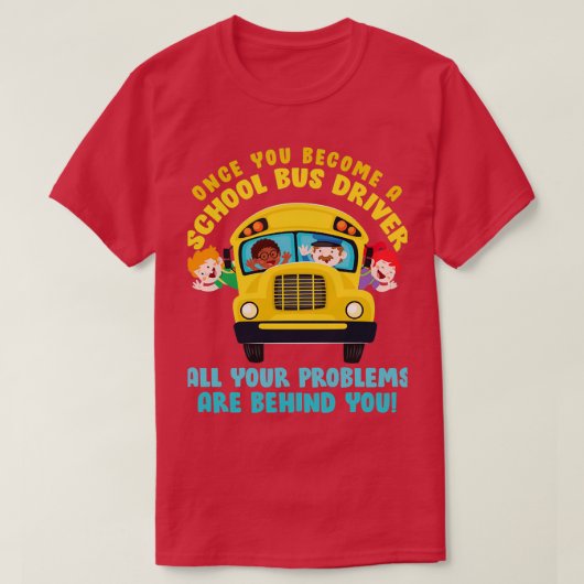 バスドライバースクールバス38 Tシャツ (デザイン正面)