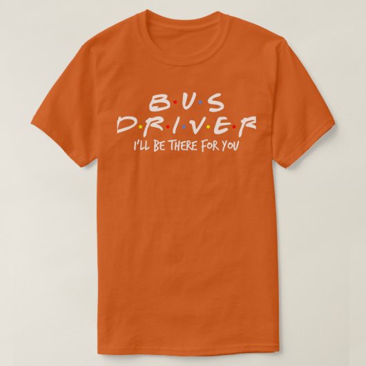 バスドライバースクールバス6 Tシャツ (デザイン正面)