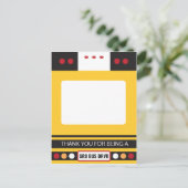 バスドライバー感謝ありがとうギフトホルダー ポストカード (スタンド正面)