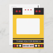 バスドライバー感謝ありがとうギフトホルダー ポストカード (正面/裏面)