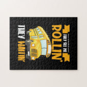 バスドライバ表示するロールイン ジグソーパズル (横)