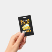 バスドライバ表示するロールイン バッジ (手持ち)