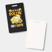 バスドライバ表示するロールイン バッジ (表裏)