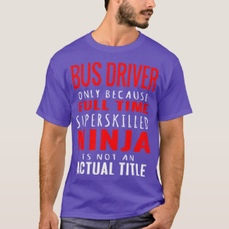 バスドライバ44 Tシャツ