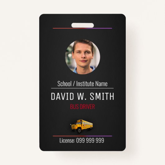 バスドライバ バッジ (正面)