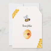 バスドライバSweet As Can Beeサンキューカード (裏面)