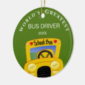 バスドライパーソナライズされたバオーナメント セラミックオーナメント (左)