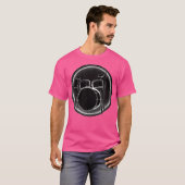 バスドラム用バスドラム奏者ミュージシャンBass Dr. Tシャツ (正面フル)