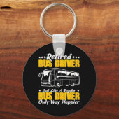 バスド退職したライバ キーホルダー (正面)