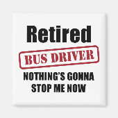 バスド退職したライバ マグネット (正面)