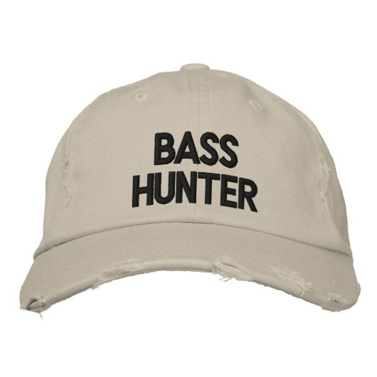 バスハンター 刺繍入りキャップ (正面)