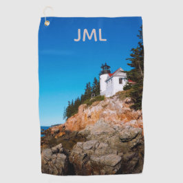 バスハーバーアカディアライトハウス ゴルフタオル