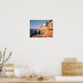 バスハーバーヘッドライトハウス ポスター (キッチン)