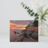 バスハーバーヘッドライトハウス ポストカード (スタンド正面)