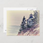 バスハーバーヘッドライトポストカード ポストカード (正面/裏面)