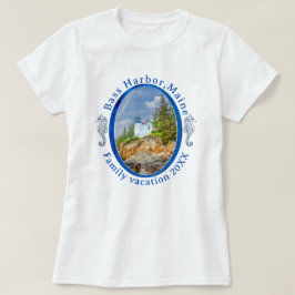 バスハーバーメインファミリーバケーションウィズデート Tシャツ
