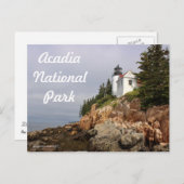 バスハーバーライトハウスポストカード ポストカード (正面/裏面)