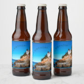 バスハーバーライトハウス誕生日アカディアNP ビールラベル (ボトル)