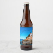 バスハーバーライトハウス誕生日アカディアNP ビールラベル (正面)