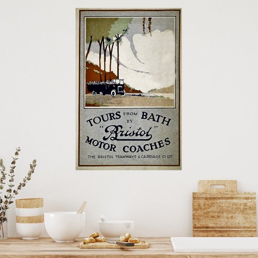 バスバイブリストルモーターコーチからのツアー ポスター (キッチン)