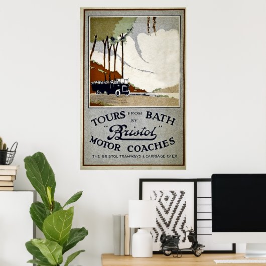 バスバイブリストルモーターコーチからのツアー ポスター (ホームオフィス)