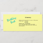 バスパス誕生日パーティー 招待状 (裏面)