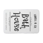 バスパーソナライズされたハウス洗面リンス乾燥 バスマット (正面)