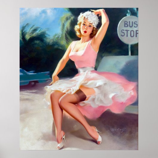 バスピストップンアップ ポスター (正面)