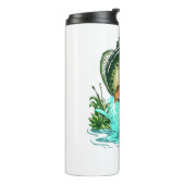 バスフィッシャーマンラージマウスベース魚釣り タンブラー (回転左)