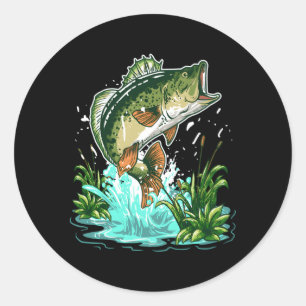 バスフィッシャーラージマウスベース魚釣り ラウンドシール