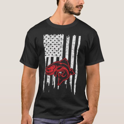 バスフィッシュの旗 Tシャツ (正面)