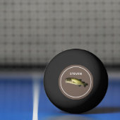 バスフィッシュアウトドアホビーメンズパーソナライズされた 卓球ボール (ネット)