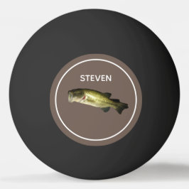 バスフィッシュアウトドアホビーメンズパーソナライズされた 卓球ボール