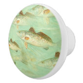 バスフィッシュパターン セラミックノブ (右)