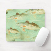 バスフィッシュパターン マウスパッド (マウス)
