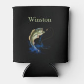 バスフィッシュフライフィッシングルアー名 缶クーラー (正面)