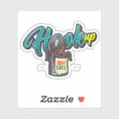 バスフィッシュワームの餌釣り上げ |ダイカットのシール シール (シート)