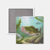 バスフィッシュ マグネット (正面/裏面)